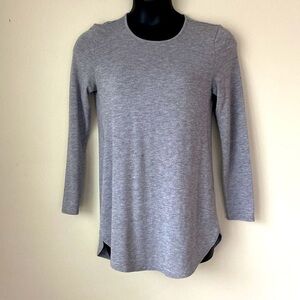 Joan Vass Women’s Grey Tunic Top